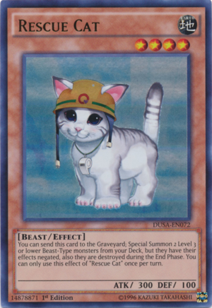 DUSA-EN072 - Rescue Cat - Ultra Rare - Duelist Saga - 1st Edition