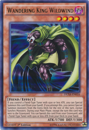 DUSA-EN016 - Wandering King Wildwind - Ultra Rare - Effect Monster - 1st-Edition - Duelist Saga