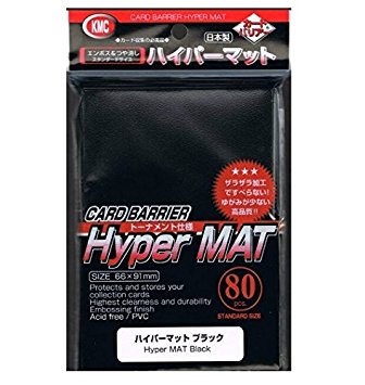 KMC Hyper Matte Black Sleeves Standard Size