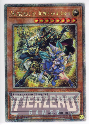 AGOV-EN000 - Magicians of Bonds and Unity - Quarter Century Secret Rare - Age of Overlord