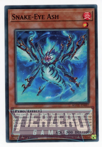 AGOV-EN007 - Snake-Eye Ash - Super Rare - Age of Overlord
