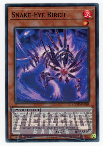 AGOV-EN009 - Snake-Eye Birch - Super Rare - Age of Overlord