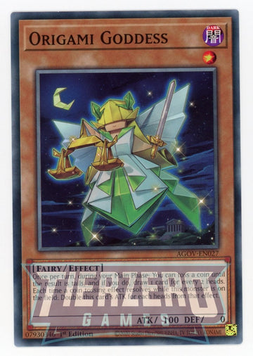 AGOV-EN027 - Origami Goddess - Common - Age of Overlord