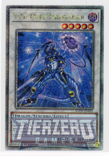 AGOV-EN035 - T.G. Over Dragonar - Quarter Century Secret Rare - Age of Overlord