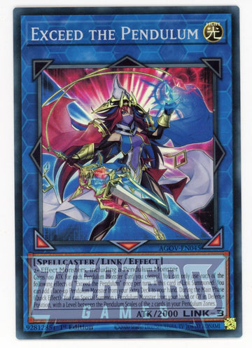 AGOV-EN045 - Exceed the Pendulum - Super Rare - Age of Overlord