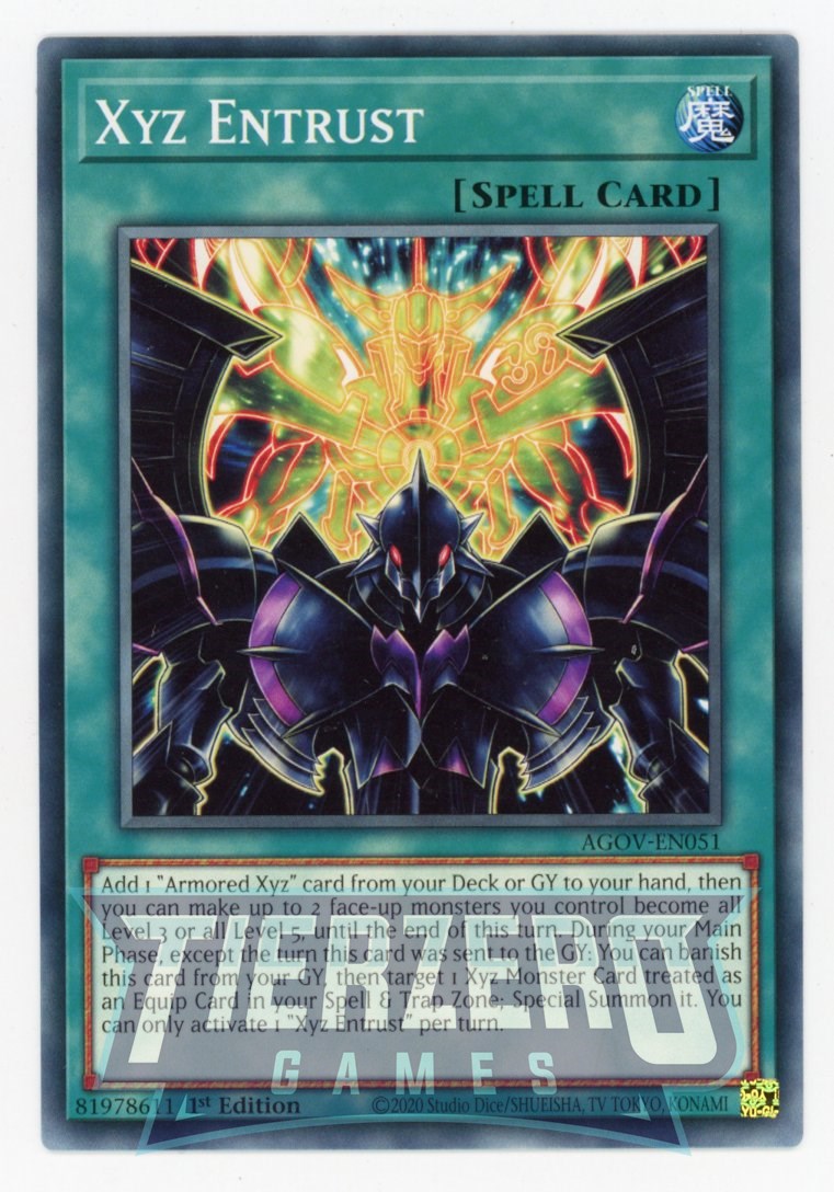 AGOV-EN051 - Xyz Entrust - Common - Normal Spell - Age of Overlord