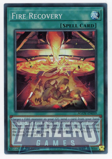 AGOV-EN059 - Fire Recovery - Super Rare - Age of Overlord