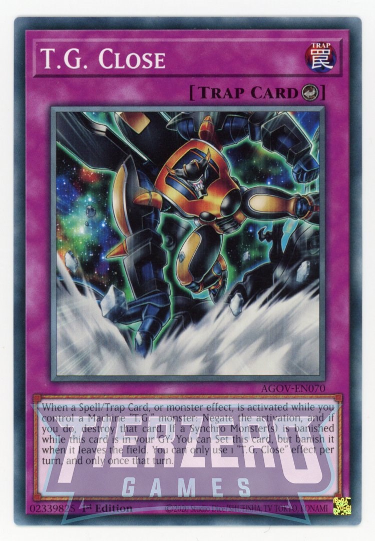 AGOV-EN070 - T.G. Close - Common - Counter Trap - Age of Overlord