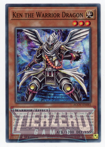 AGOV-EN081 - Ken the Warrior Dragon - Common - Age of Overlord