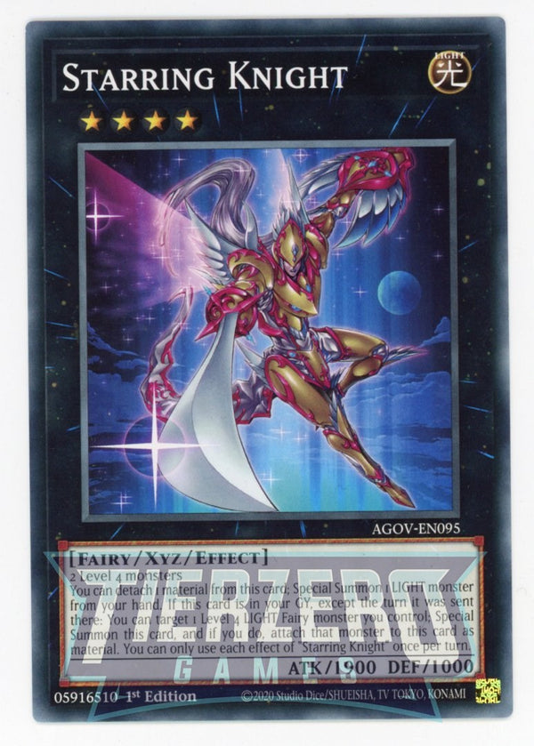 AGOV-EN095 - Starring Knight - Common - Effect Xyz Monster - Age of Overlord