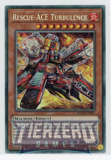 AMDE-EN007 - Rescue-ACE Turbulence (CR) - Collector's Rare - Amazing Defenders