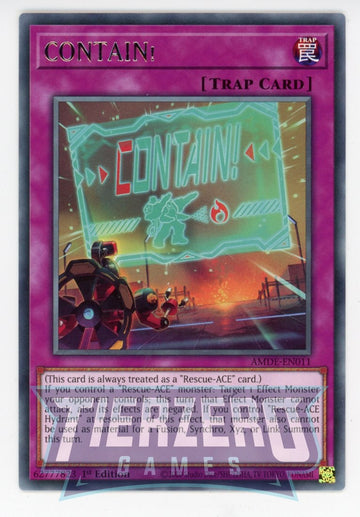 AMDE-EN011 - CONTAIN! - Rare - Amazing Defenders