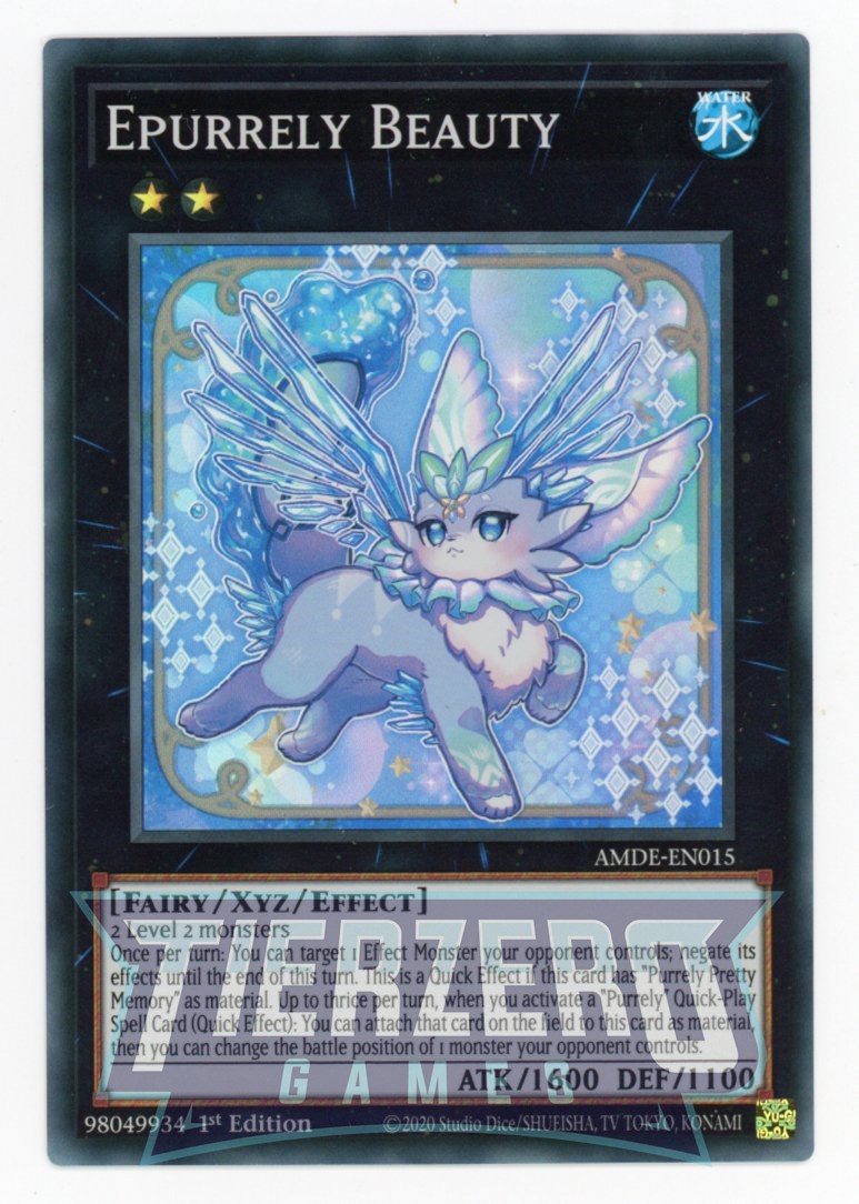 AMDE-EN015 - Epurrely Beauty - Super Rare - Effect Xyz Monster - Amazing Defenders