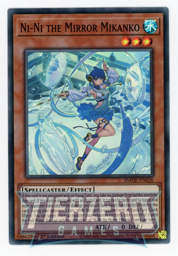 AMDE-EN026 - Ni-Ni the Mirror Mikanko - Super Rare - Amazing Defenders