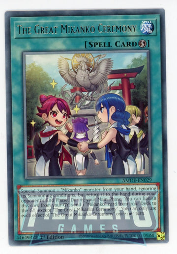 AMDE-EN029 - The Great Mikanko Ceremony - Rare - Amazing Defenders