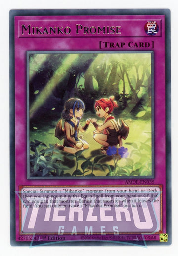 AMDE-EN035 - Mikanko Promise - Rare - Amazing Defenders