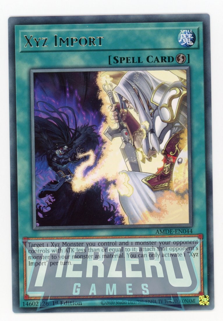 AMDE-EN044 - Xyz Import - Rare - Quick-Play Spell - Amazing Defenders