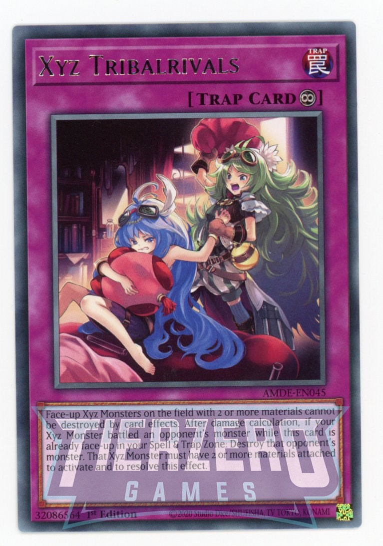 AMDE-EN045 - Xyz Tribalrivals - Rare - Continuous Trap - Amazing Defenders