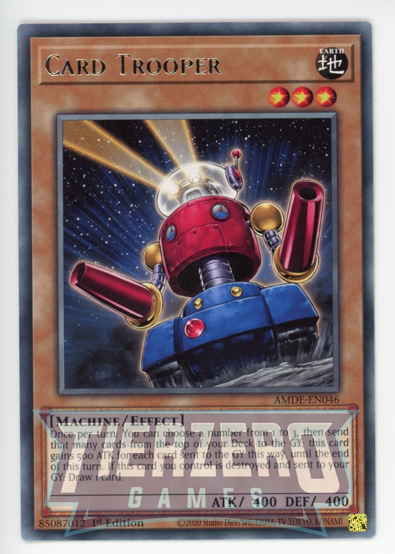 AMDE-EN046 - Card Trooper - Rare - Effect Monster - Amazing Defenders