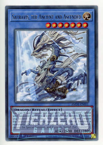 AMDE-EN051 - Sauravis, the Ancient and Ascended - Rare - Amazing Defenders