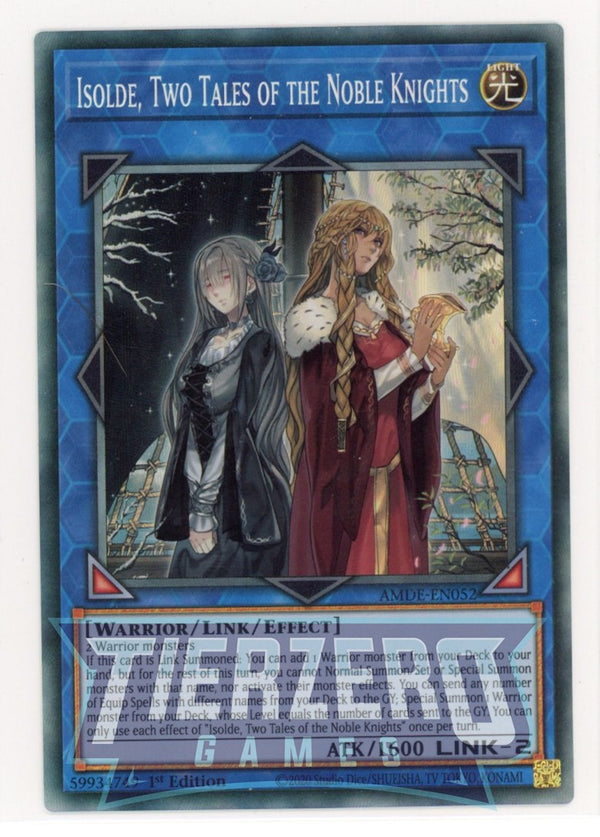 AMDE-EN052 - Isolde, Two Tales of the Noble Knights - Collector's Rare - Effect Link Monster - Amazing Defenders