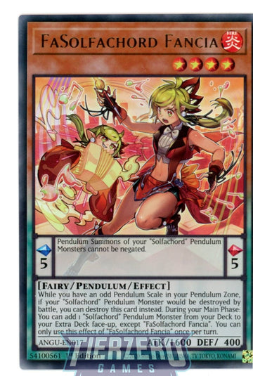 ANGU-EN017 - FaSolfachord Fancia - Ultra Rare - Ancient Guardians