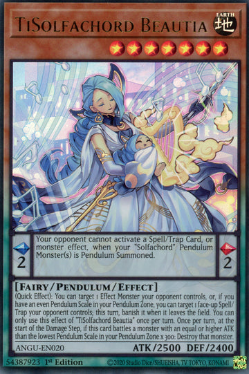 ANGU-EN020 - TiSolfachord Beautia - Ultra Rare - Ancient Guardians