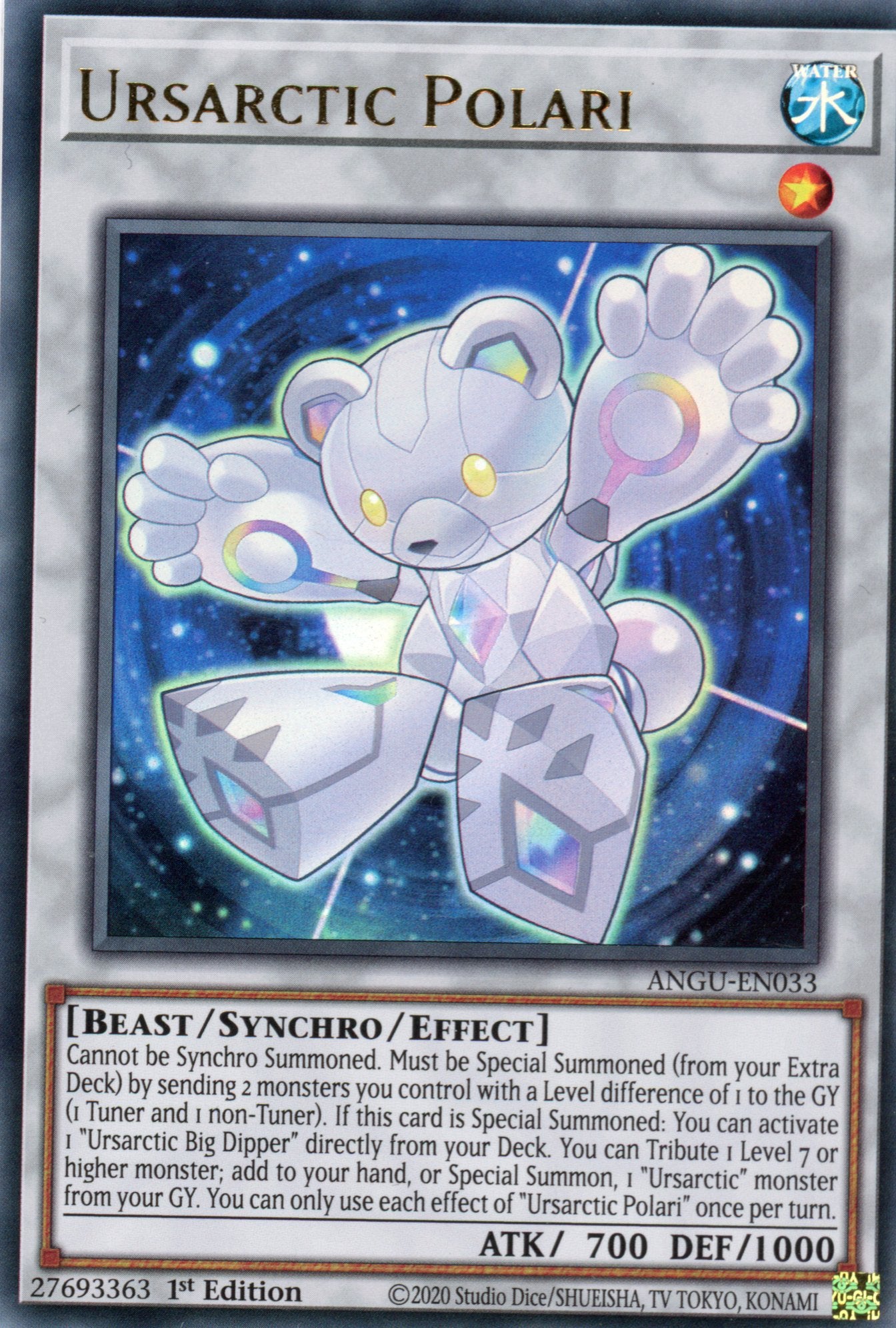 ANGU-EN033 - Ursarctic Polari - Ultra Rare - Effect Synchro Monster - Ancient Guardians