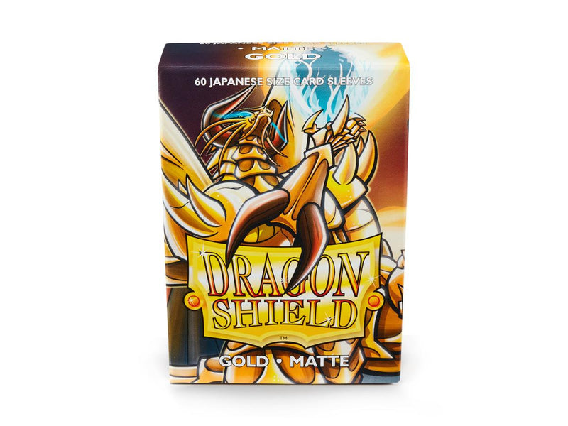 Dragon Shield 60 Gold Matte Small Sleeves