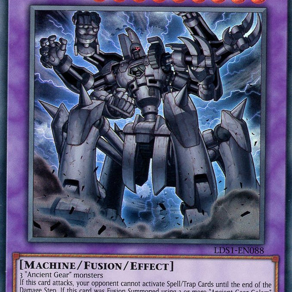 ancient gear megaton golem LDS1-EN088 - Ancient Gear Megaton Golem - Purple Ultra Rare