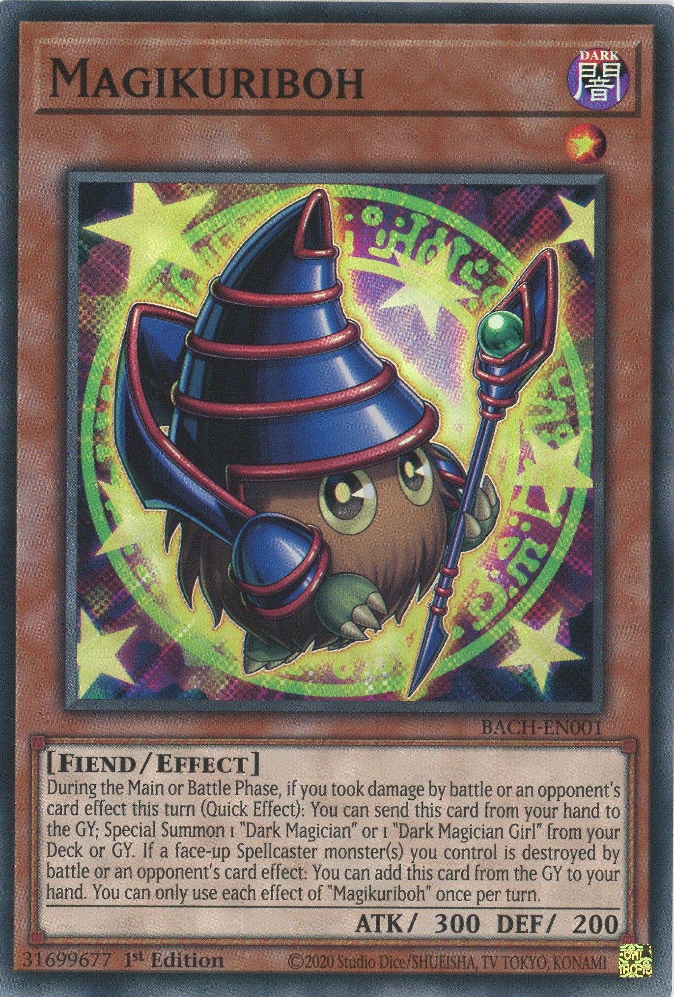 BACH-EN001 - Magikuriboh - Super Rare - Effect Monster - Battle of Chaos