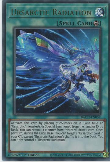 BACH-EN059 - Ursarctic Radiation - Ultra Rare - Battle of Chaos