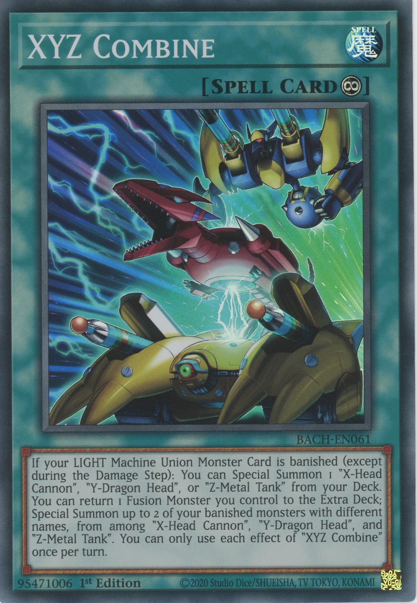 BACH-EN061 - XYZ Combine - Super Rare - Continuous Spell - Battle of Chaos