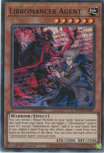 BACH-EN087 - Libromancer Agent - Super Rare - Battle of Chaos