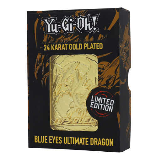 Yugioh Blue Eyes Ultimate Dragon Limited Edition Gold Card