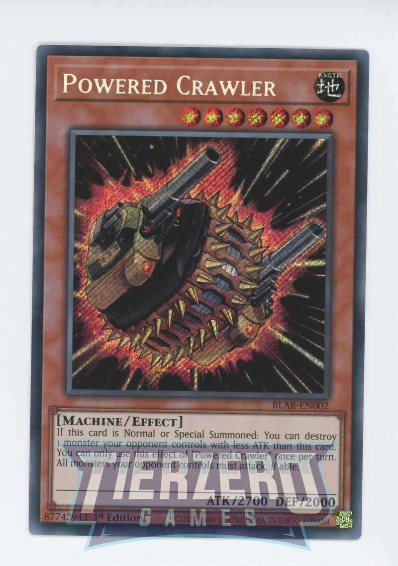 BLAR-EN002 - Powered Crawler - Secret Rare - Effect Monster - Battles of Legend Armageddon