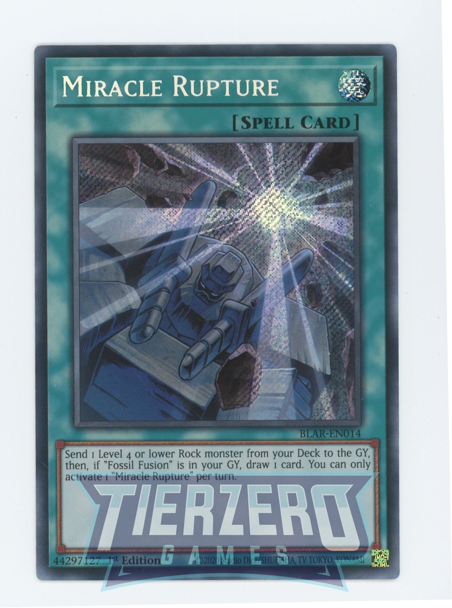 BLAR-EN014 - Miracle Rupture - Secret Rare - Normal Spell - Battles of Legend Armageddon