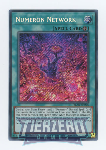 BLAR-EN026 - Numeron Network - Secret Rare - Battles of Legend: Armageddon