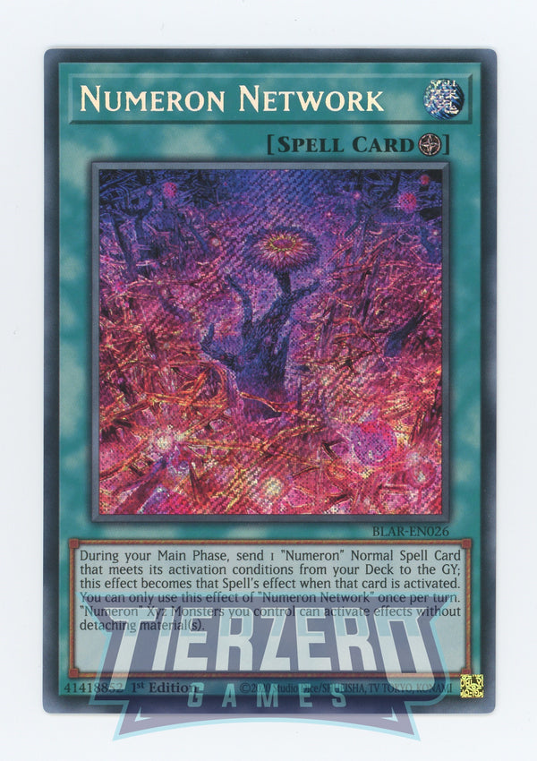 BLAR-EN026 - Numeron Network - Secret Rare - Field Spell - Battles of Legend Armageddon