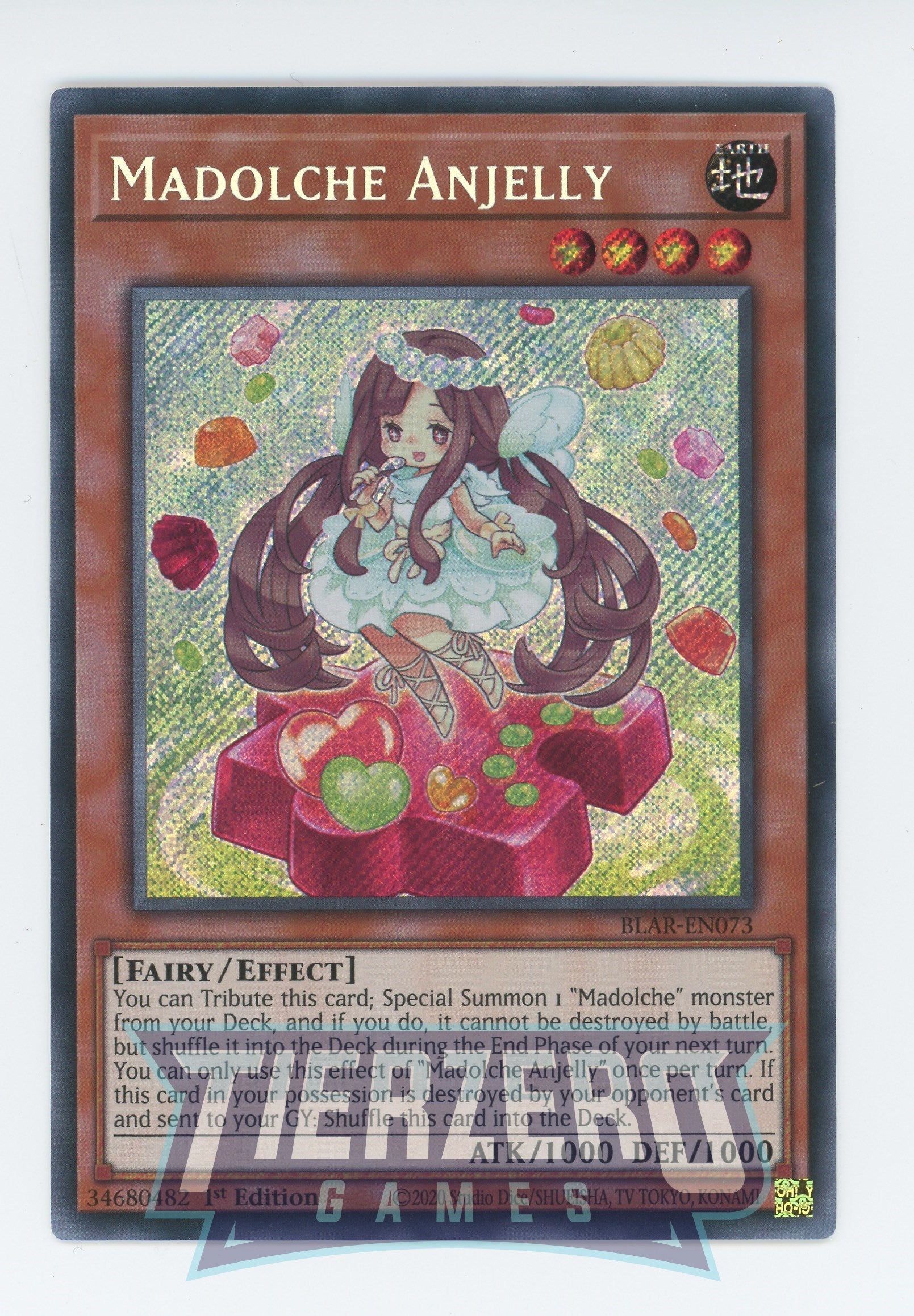 BLAR-EN073 - Madolche Anjelly - Secret Rare - Effect Monster - Battles of Legend Armageddon