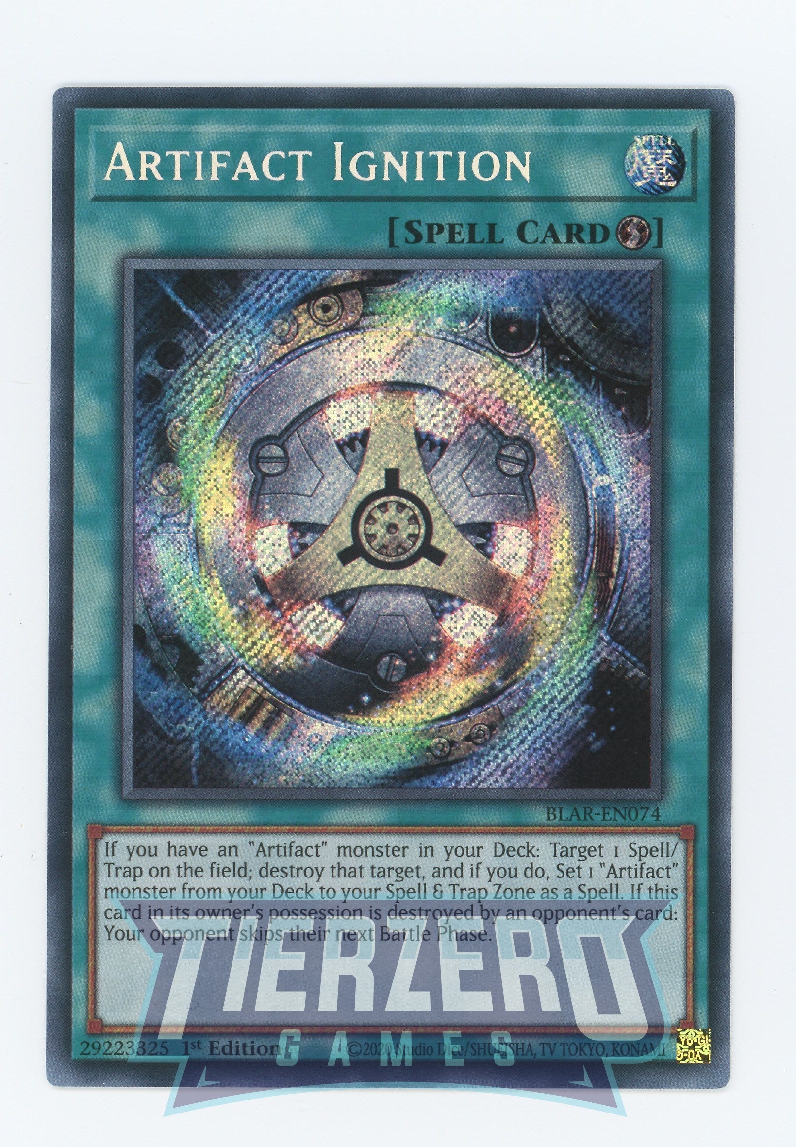 BLAR-EN074 - Artifact Ignition - Secret Rare - Quick-Play Spell - Battles of Legend Armageddon