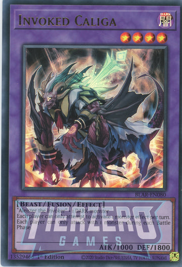BLAR-EN080 - Invoked Caliga - Ultra Rare - Battles of Legend: Armageddon