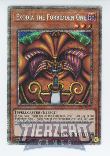 BLCR-EN101 - Exodia the Forbidden One - Starlight Rare - Battles of Legend: Crystal Revenge