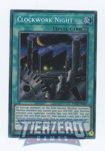 BLCR-EN007 - Clockwork Night - Secret Rare - Battles of Legend: Crystal Revenge