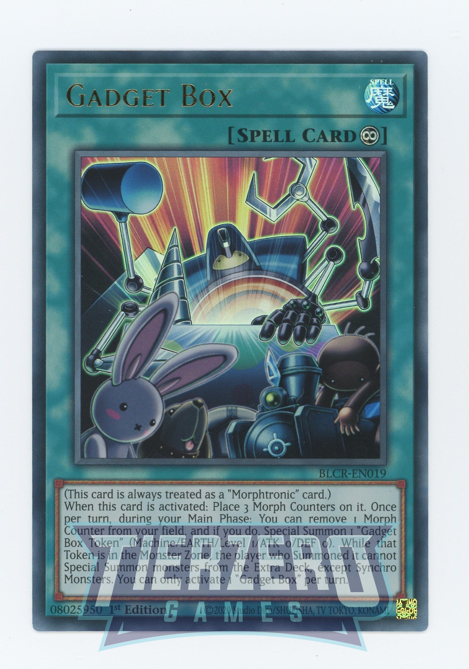 BLCR-EN019 - Gadget Box - Ultra Rare - Continuous Spell - Battles of Legend Crystal Revenge