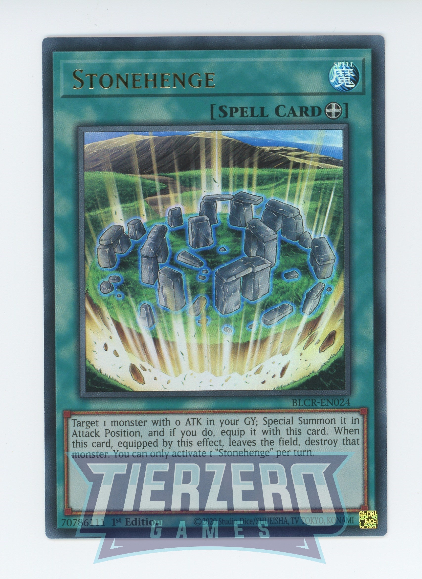 BLCR-EN024 - Stonehenge - Ultra Rare - Equip Spell - Battles of Legend Crystal Revenge