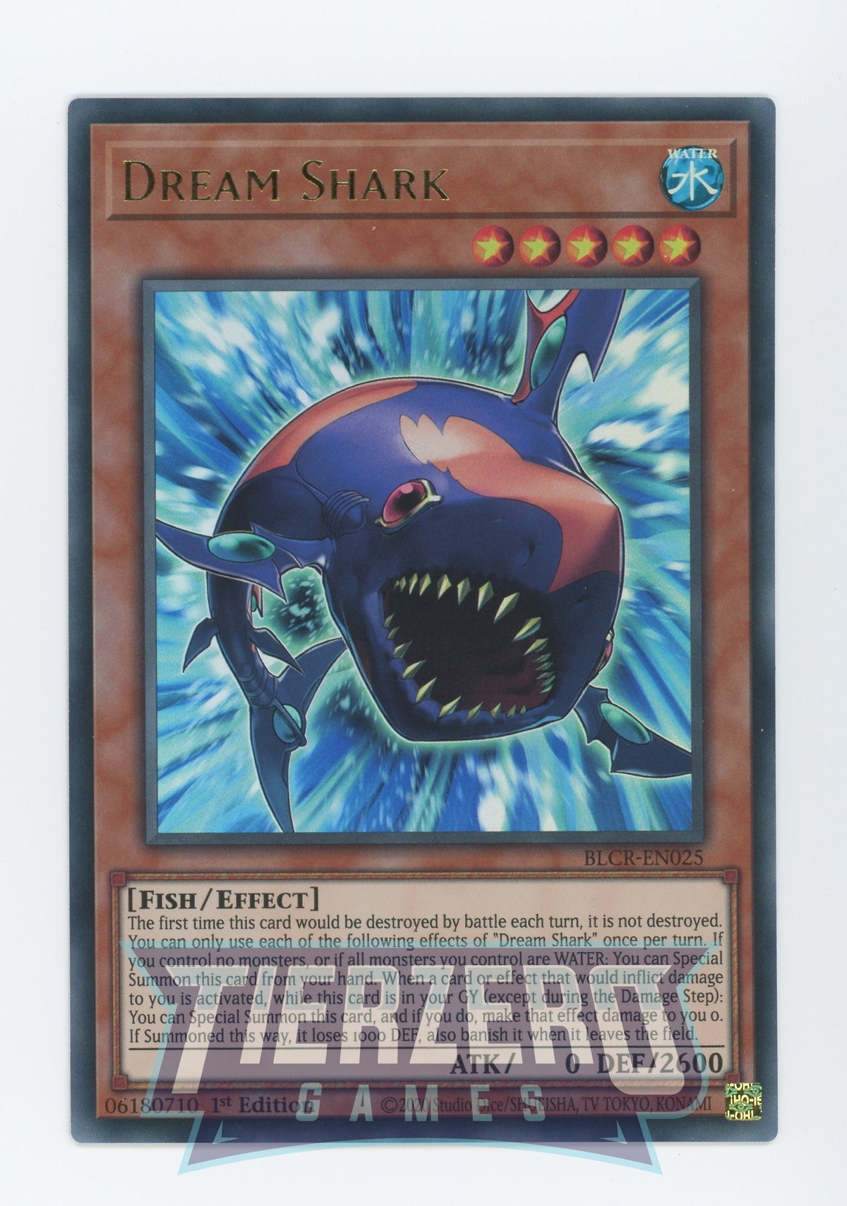 yugioh shark cards BLCR-EN025 - Dream - Ultra Rare - Battles of Legend: Crystal Blister Promo:Ninetales Giapponese it cannot activate its CardAlign Pro by 0d7i0s