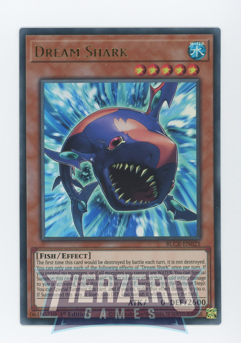 BLCR-EN025 - Dream Shark - Ultra Rare - Effect Monster - Battles of Legend Crystal Revenge