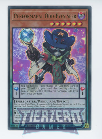 BLCR-EN031 - Performapal Odd-Eyes Seer - Ultra Rare - Battles of Legend: Crystal Revenge