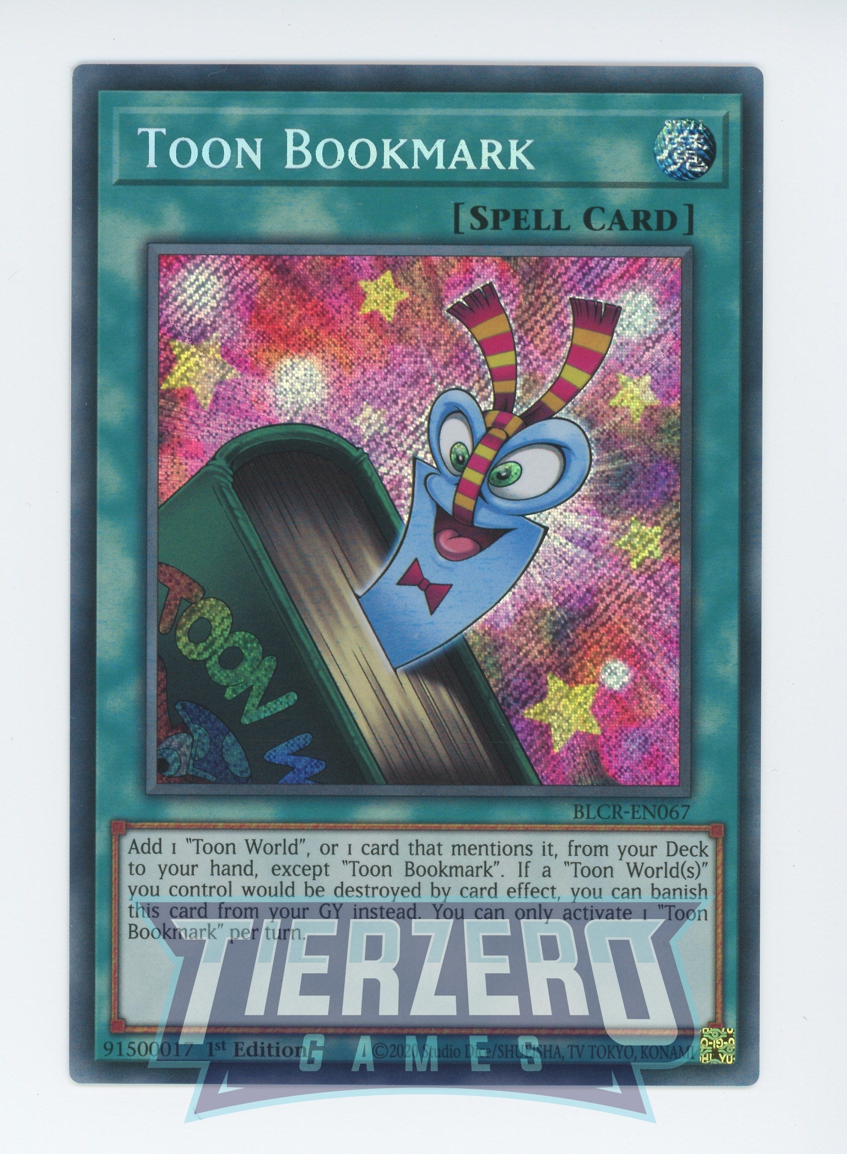 BLCR-EN067 - Toon Bookmark - Secret Rare - Normal Spell - Battles of Legend Crystal Revenge